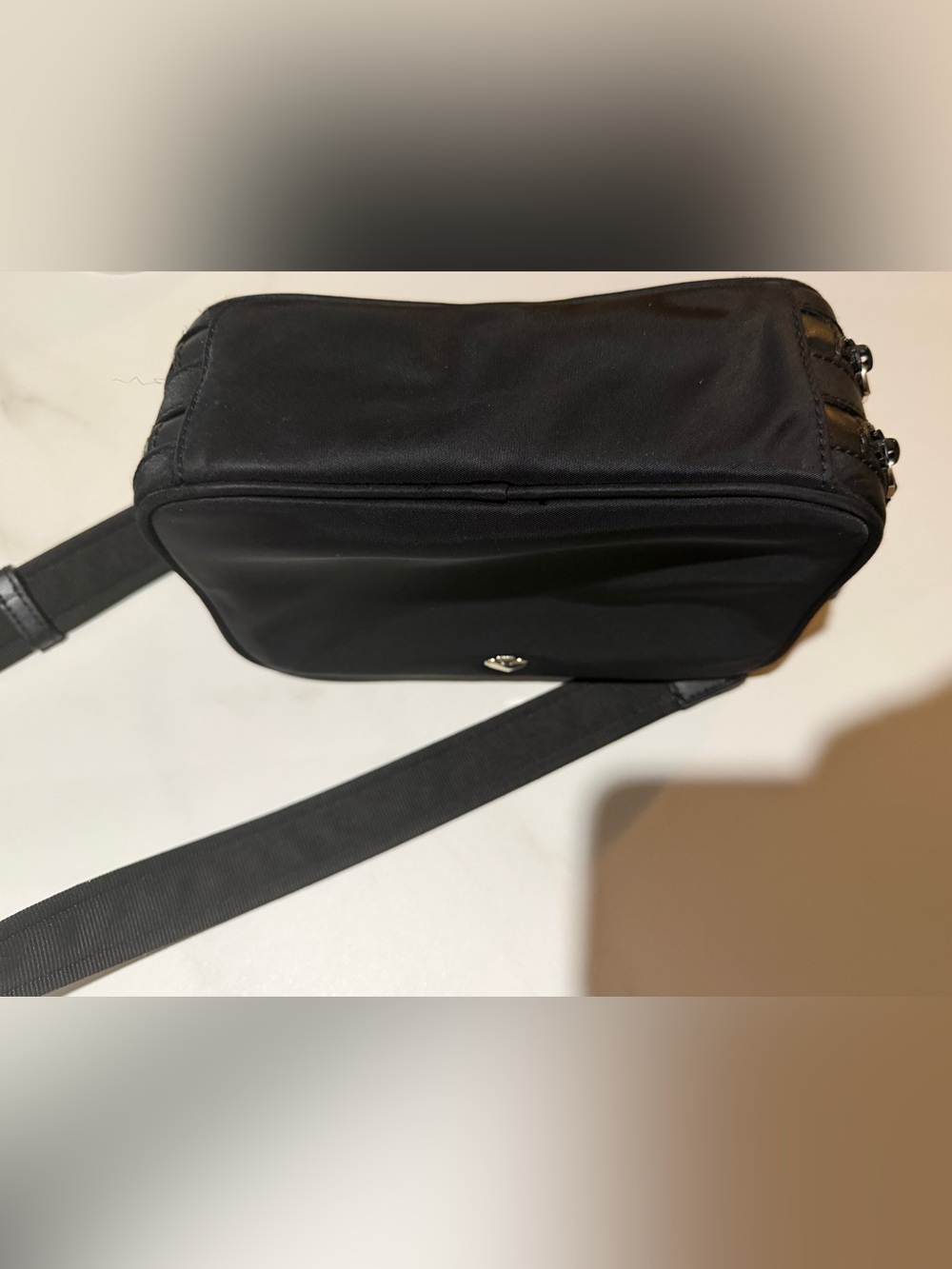 kate spade Black Crossbody with Silver Spade Accent - Picture 15 of 16